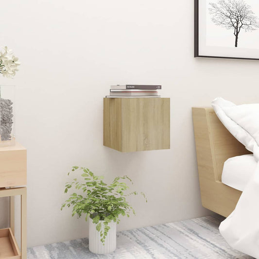 Bedside Cabinets 2 pcs Sonoma Oak 30.5x30x30 cm Engineered Wood Bedside Cabinets 2 pcs Sonoma Oak 30.5x30x30 cm Engineered Wood