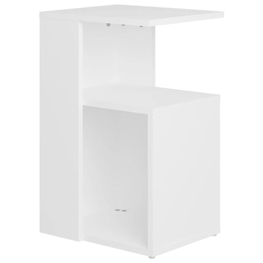 Side Table White 36x30x56 cm Engineered Wood Side Table White 36x30x56 cm Engineered Wood