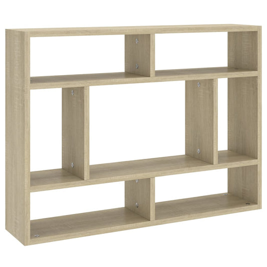 Wall Shelf Sonoma Oak 75x16x55 cm Engineered Wood Wall Shelf Sonoma Oak 75x16x55 cm Engineered Wood