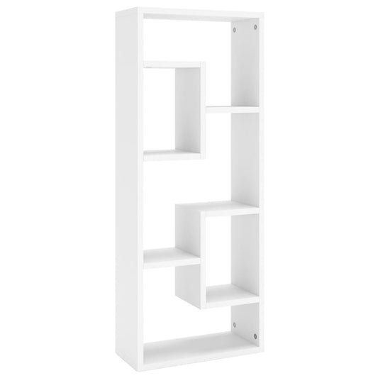 Wall Shelf White 36x16x90 cm Engineered Wood Wall Shelf White 36x16x90 cm Engineered Wood