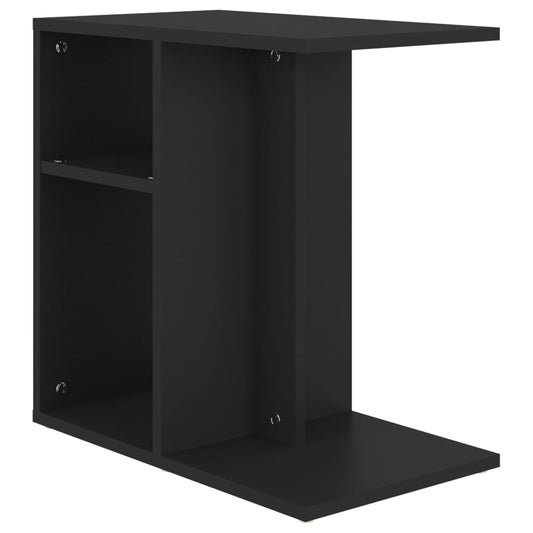 Side Table Black 50x30x50 cm Engineered Wood Side Table Black 50x30x50 cm Engineered Wood