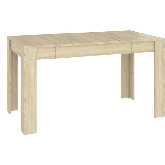Dining Table Sonoma Oak 140x74.5x76 cm Engineered Wood Dining Table Sonoma Oak 140x74.5x76 cm Engineered Wood