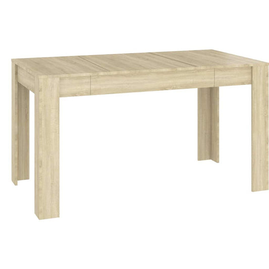 Dining Table Sonoma Oak 140x74,5x76 cm Engineered Wood Dining Table Sonoma Oak 140x74,5x76 cm Engineered Wood
