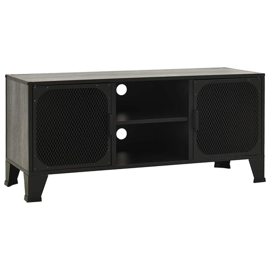 335910 vidaXL TV Cabinet Grey 105x36x47 cm Metal and MDF 335910 vidaXL TV Cabinet Grey 105x36x47 cm Metal and MDF