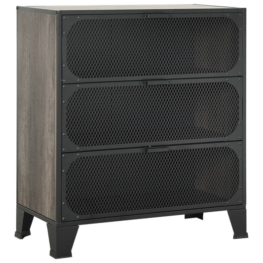 Storage Cabinet | Grey | Metal and MDF | Medium | Storage Cabinet Storage Cabinet | Grey | Metal and MDF | Medium | Storage Cabinet