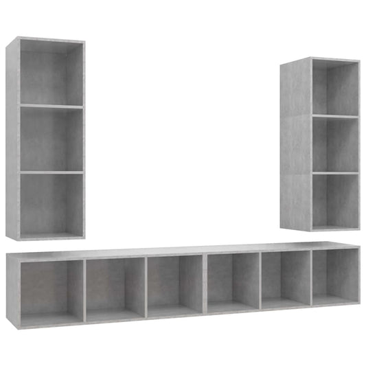 | Wall TV Cabinet | Wall-mounted 4 pcs 37 x 37 x 107.5 cm | Wall TV Cabinet | Wall-mounted 4 pcs 37 x 37 x 107.5 cm