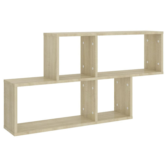 Wall Shelf Sonoma Oak 100x18x53 cm Engineered Wood Wall Shelf Sonoma Oak 100x18x53 cm Engineered Wood