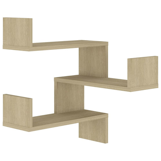 Wall Corner Shelf Sonoma Oak 40x40x50 cm Engineered Wood Wall Corner Shelf Sonoma Oak 40x40x50 cm Engineered Wood