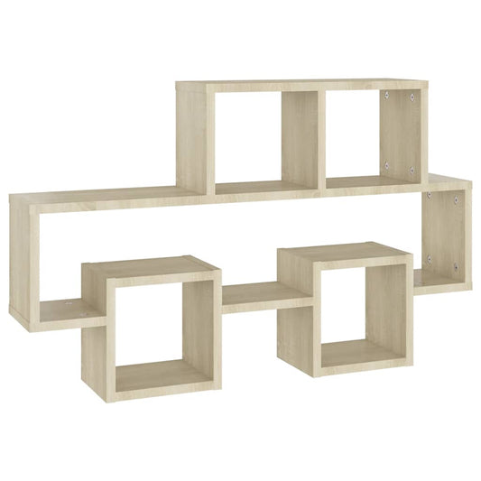 Car-shaped Wall Shelf Sonoma Oak 82x15x51 cm Engineered Wood Car-shaped Wall Shelf Sonoma Oak 82x15x51 cm Engineered Wood