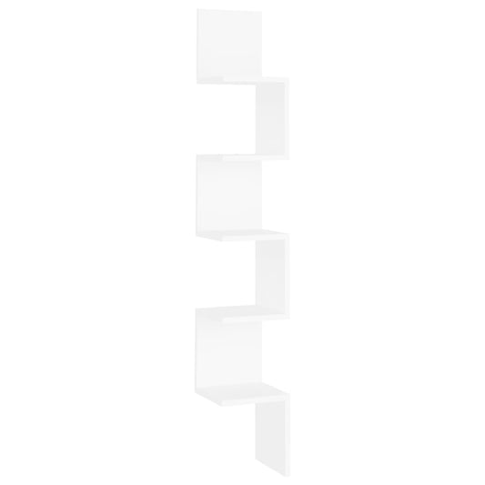 807277 vidaXL Wall Corner Shelf White 20x20x127,5 cm Engineered Wood 807277 vidaXL Wall Corner Shelf White 20x20x127,5 cm Engineered Wood