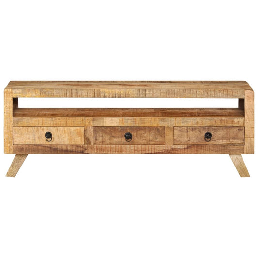TV Cabinet 110x30x40 cm Solid Mango Wood TV Cabinet 110x30x40 cm Solid Mango Wood
