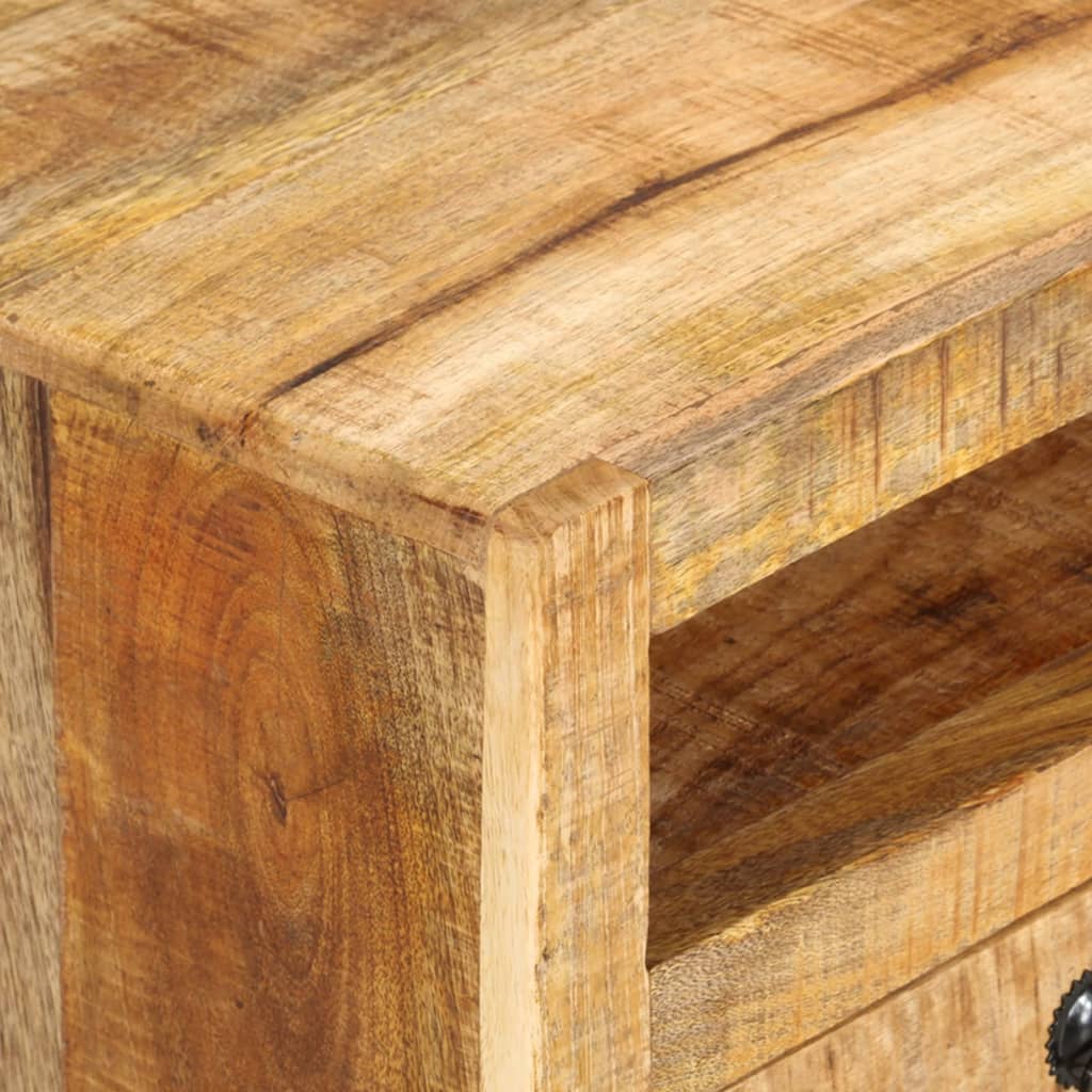 337064 vidaXL TV Cabinet 110x30x40 cm Solid Mango Wood