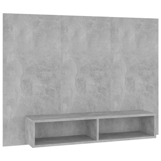 808273 vidaXL Wall TV Cabinet Concrete Grey 120x23,5x90 cm Engineered Wood 808273 vidaXL Wall TV Cabinet Concrete Grey 120x23,5x90 cm Engineered Wood