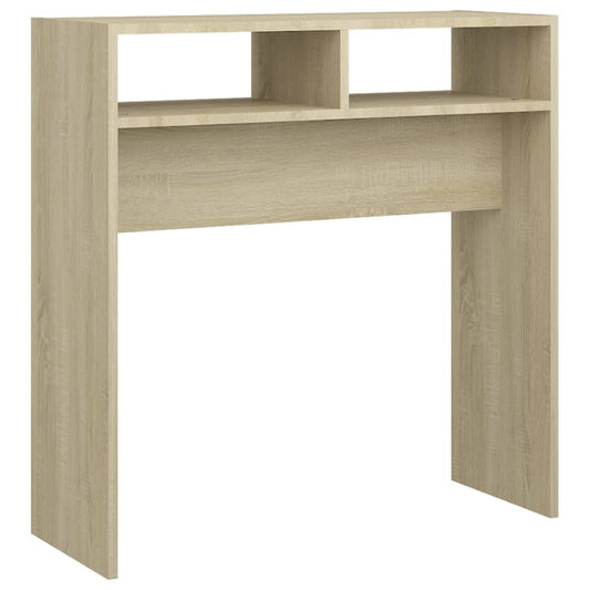 808299 vidaXL Console Table Sonoma Oak 78x30x80 cm Engineered Wood 808299 vidaXL Console Table Sonoma Oak 78x30x80 cm Engineered Wood