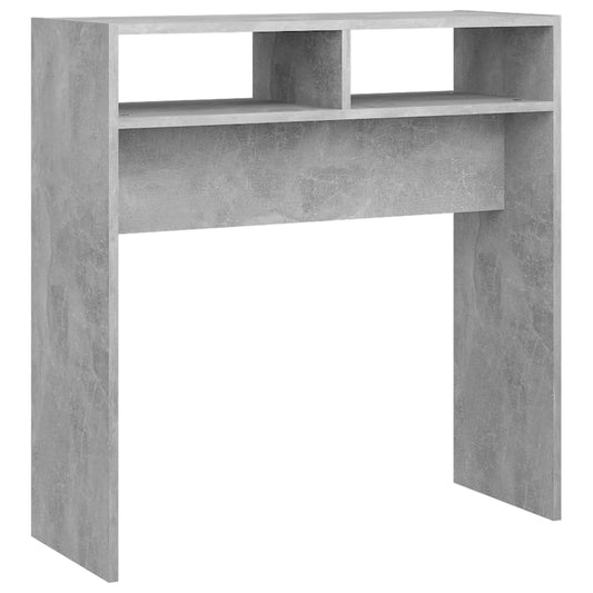808300 vidaXL Console Table Concrete Grey 78x30x80 cm Engineered Wood 808300 vidaXL Console Table Concrete Grey 78x30x80 cm Engineered Wood