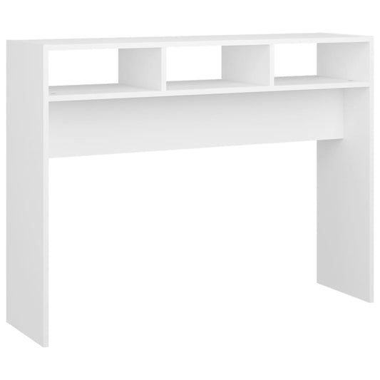 Console Table White 105x30x80 cm Engineered Wood Console Table White 105x30x80 cm Engineered Wood