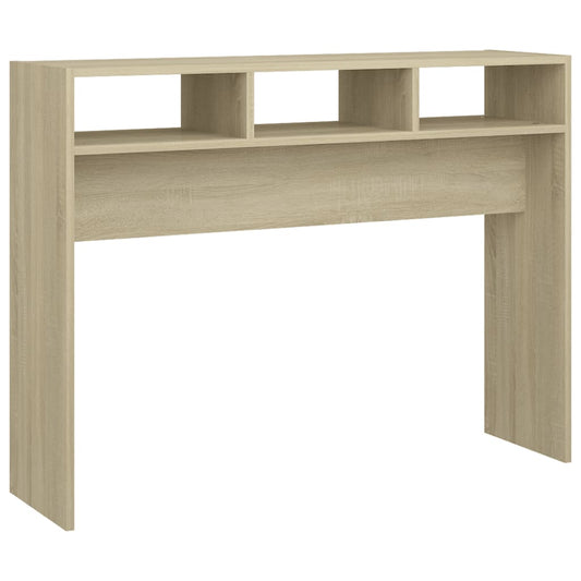 Console Table Sonoma Oak 105x30x80 cm Engineered Wood Console Table Sonoma Oak 105x30x80 cm Engineered Wood