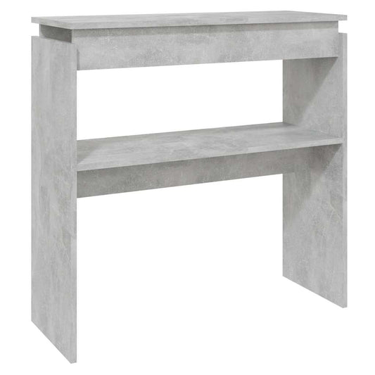 808318 vidaXL Console Table Concrete Grey 80x30x80 cm Engineered Wood 808318 vidaXL Console Table Concrete Grey 80x30x80 cm Engineered Wood