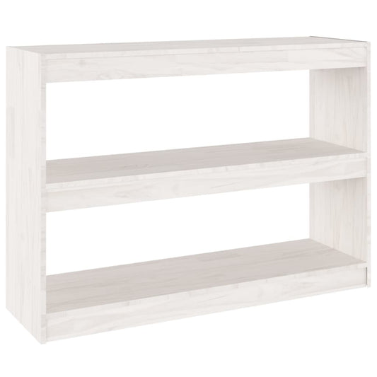 Book Cabinet Room Divider White 100x30x71.5 cm Pinewood Book Cabinet Room Divider White 100x30x71.5 cm Pinewood