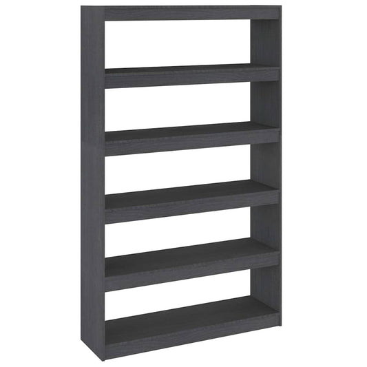 808225 vidaXL Book Cabinet/Room Divider Grey 100x30x167,5 cm Solid Wood Pine 808225 vidaXL Book Cabinet/Room Divider Grey 100x30x167,5 cm Solid Wood Pine