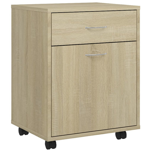 Storage Cabinet | Sonoma oak | Engineered wood | Medium | Rollable Storage Cabinet | Sonoma oak | Engineered wood | Medium | Rollable