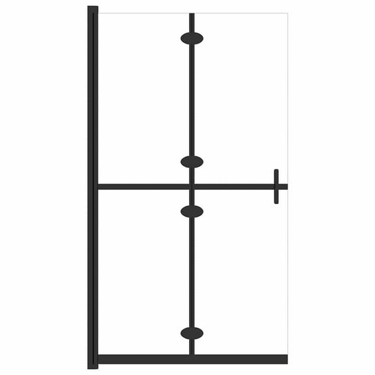 151182 vidaXL Foldable Walk-in Shower Wall Transparent ESG Glass 90x190 cm 151182 vidaXL Foldable Walk-in Shower Wall Transparent ESG Glass 90x190 cm