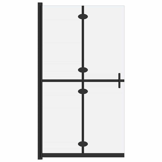151192 vidaXL Foldable Walk-in Shower Wall Frosted ESG Glass 70x190 cm 151192 vidaXL Foldable Walk-in Shower Wall Frosted ESG Glass 70x190 cm