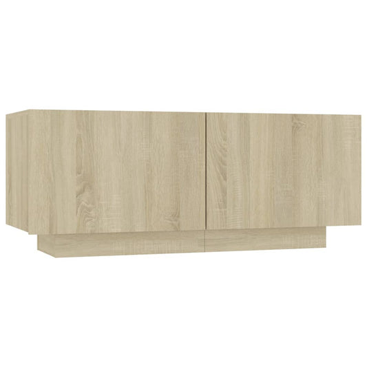 Bedside Cabinet Sonoma Oak 100x35x40 cm Engineered Wood Bedside Cabinet Sonoma Oak 100x35x40 cm Engineered Wood