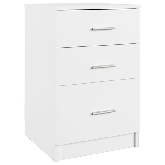 Bed Cabinet White 40x40x63 cm Engineered Wood Bed Cabinet White 40x40x63 cm Engineered Wood