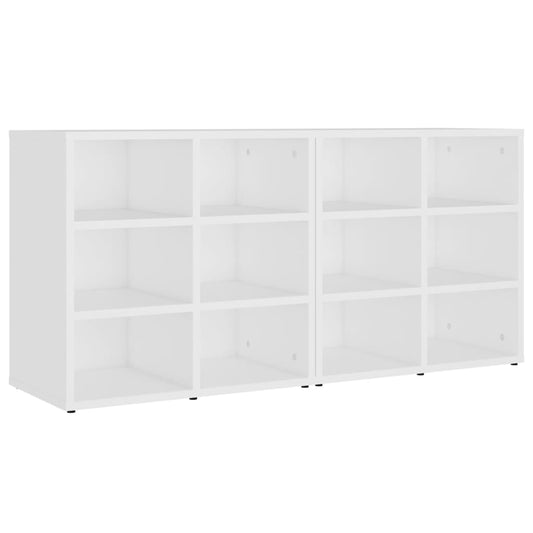 Shoe Cabinets 2 pcs White 52.5x30x50 cm Shoe Cabinets 2 pcs White 52.5x30x50 cm