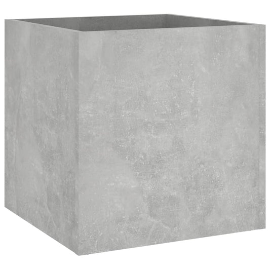 Planter Box Concrete Grey 40x40x40 cm Engineered Wood Planter Box Concrete Grey 40x40x40 cm Engineered Wood