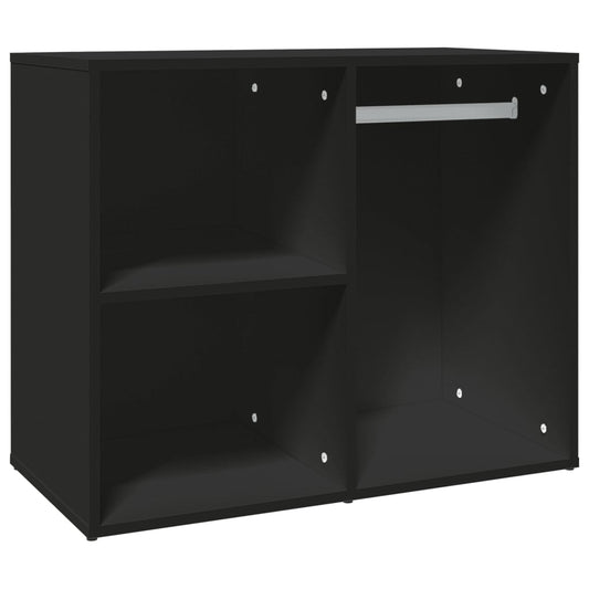 Dressing Cabinet Black 80x40x65 cm Engineered Wood Dressing Cabinet Black 80x40x65 cm Engineered Wood