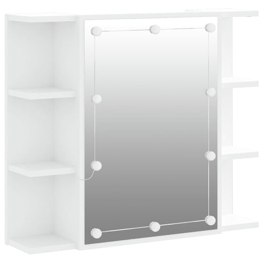 Mirror Cabinet with LED White 70x16.5x60 cm Mirror Cabinet with LED White 70x16.5x60 cm