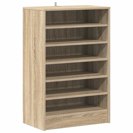 808948 vidaXL Shoe Cabinet Sonoma Oak 60x35x92 cm Engineered Wood 808948 vidaXL Shoe Cabinet Sonoma Oak 60x35x92 cm Engineered Wood