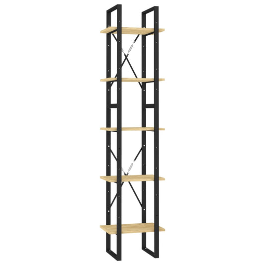 5-Tier Book Cabinet 40x30x175 cm Pinewood 5-Tier Book Cabinet 40x30x175 cm Pinewood