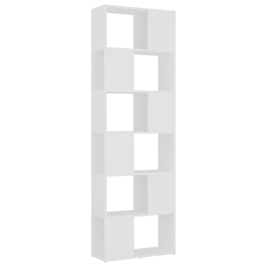 Book Cabinet Room Divider White 60x24x186 cm Book Cabinet Room Divider White 60x24x186 cm