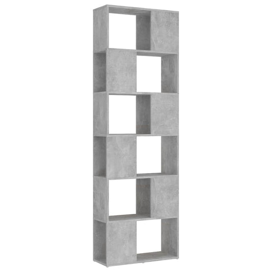 809102 vidaXL Book Cabinet Room Divider Concrete Grey 60x24x186 cm Engineered Wood 809102 vidaXL Book Cabinet Room Divider Concrete Grey 60x24x186 cm Engineered Wood