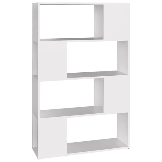 809134 vidaXL Book Cabinet Room Divider White 80x24x124,5 cm Engineered Wood 809134 vidaXL Book Cabinet Room Divider White 80x24x124,5 cm Engineered Wood