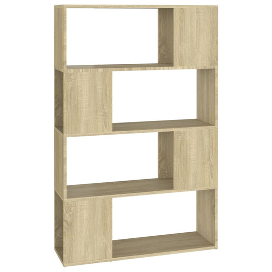 Book Cabinet Room Divider Sonoma Oak 80x24x124.5 cm Engineered Wood Book Cabinet Room Divider Sonoma Oak 80x24x124.5 cm Engineered Wood