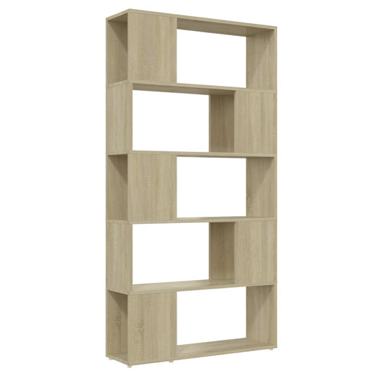 Book Cabinet Room Divider Sonoma Oak 80x24x155 cm Engineered Wood Book Cabinet Room Divider Sonoma Oak 80x24x155 cm Engineered Wood