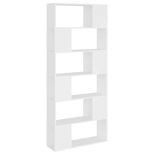 809152 vidaXL Book Cabinet Room Divider White 80x24x186 cm Engineered Wood 809152 vidaXL Book Cabinet Room Divider White 80x24x186 cm Engineered Wood