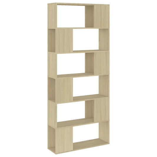 Book Cabinet Room Divider Sonoma Oak 80x24x186 cm Book Cabinet Room Divider Sonoma Oak 80x24x186 cm