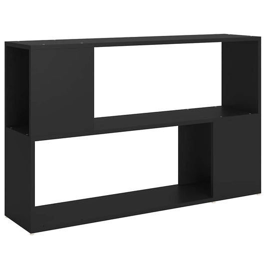 809171 vidaXL Book Cabinet Black 100x24x63 cm Engineered Wood 809171 vidaXL Book Cabinet Black 100x24x63 cm Engineered Wood