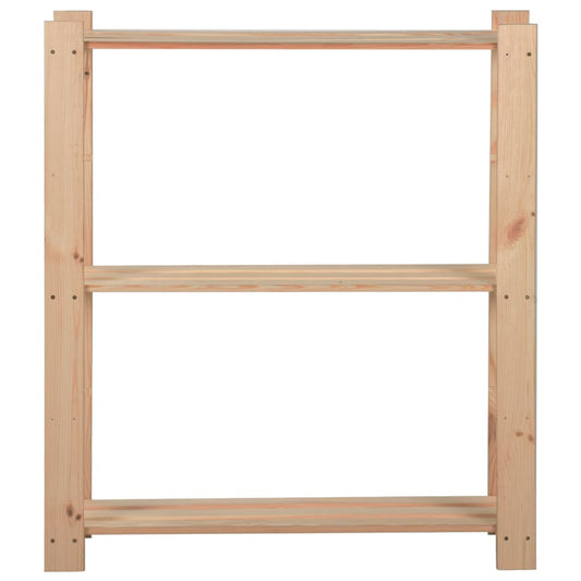 3-Tier Storage Rack 80x28.5x90 cm Solid Pinewood 3-Tier Storage Rack 80x28.5x90 cm Solid Pinewood