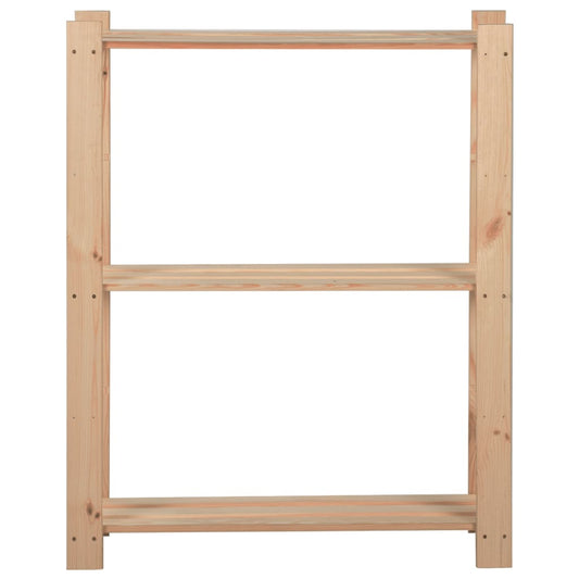 3-Tier Storage Rack 60x28.5x90 cm Solid Pinewood 3-Tier Storage Rack 60x28.5x90 cm Solid Pinewood