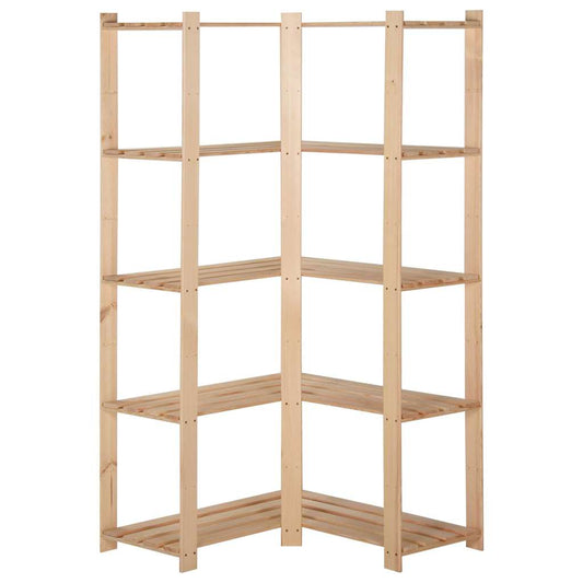 327323 vidaXL 5-Tier Storage Corner Rack 82,5x82,5x170 cm Solid Pinewood 327323 vidaXL 5-Tier Storage Corner Rack 82,5x82,5x170 cm Solid Pinewood