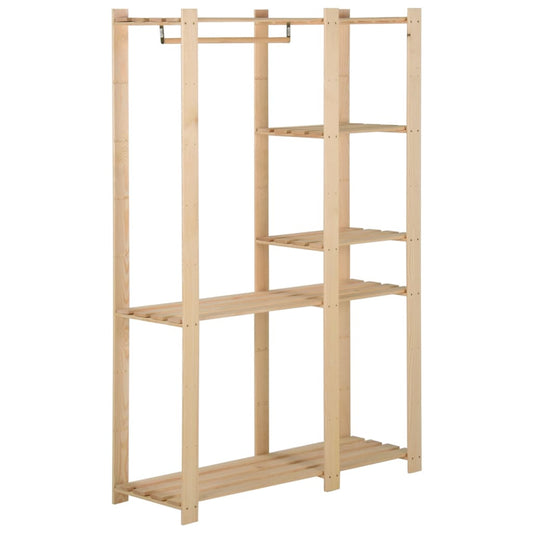 Clothes Rack 110x38x170 cm Solid Pinewood Clothes Rack 110x38x170 cm Solid Pinewood