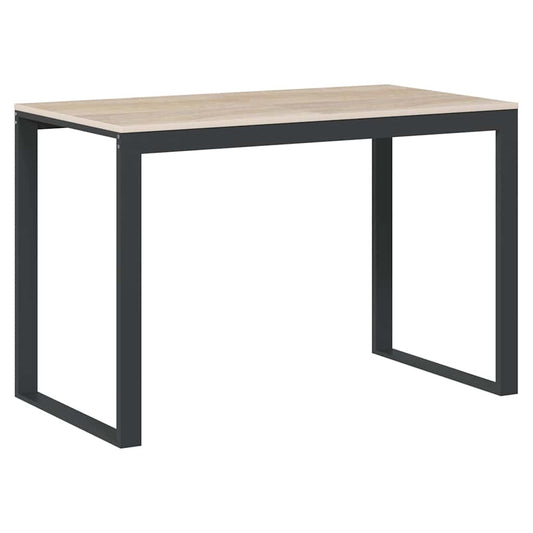 30199 vidaXL Computer Desk Black and Oak 110x60x73 cm Engineered Wood 30199 vidaXL Computer Desk Black and Oak 110x60x73 cm Engineered Wood