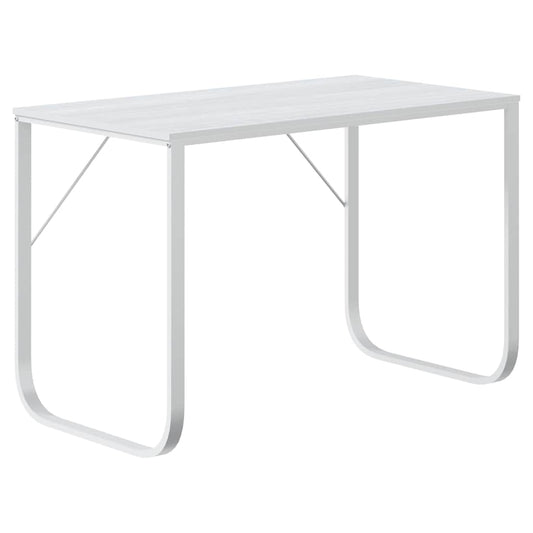 Computer Desk White 110x60x73 cm Engineered Wood Computer Desk White 110x60x73 cm Engineered Wood