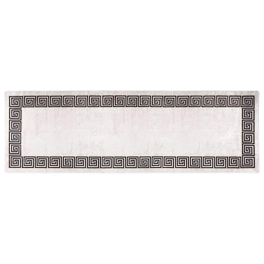 Rug Washable 80x300 cm Light Beige Rug Washable 80x300 cm Light Beige